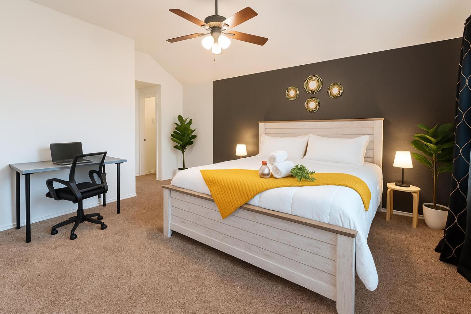 Work, Play & Stay King Bed With Foosball! Aubrey Exteriér fotografie